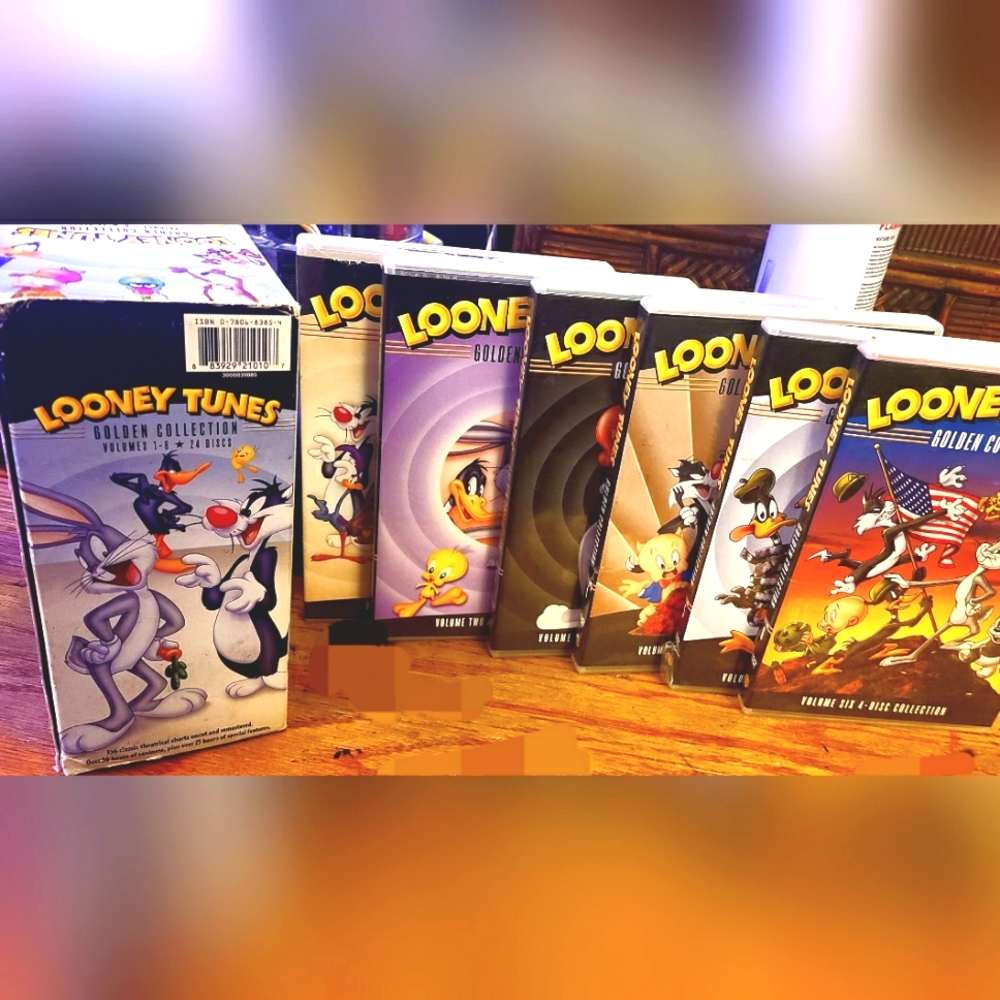 Looney toons golden collection vol 1,2,3,4,5 and 6.